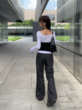 Jug Flare Bootcut Washing Denim Pants
