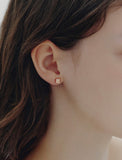 H Edition Silver Pillow Earrings