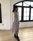Kyuren Check Sleeveless Long One Piece