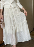 Elvia Lace Surgical Tiered Banding Skirt