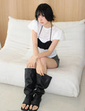 PINSTRIPE SHORT SLACKS