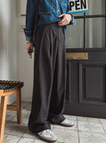 Laura Two Pintuck Wide Slacks