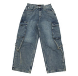 Reform Strap Cargo Denim Pants