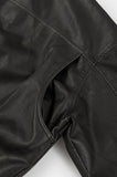 Clair vegan leather over jumper