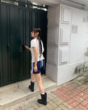 Arch track lace banding shorts short pants