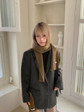 Munted flap wool single jacket