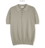 Muscle Fit Span Linen Collar Knit