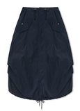 [AG.W] Front Zip Fishtail Balloon Skirt