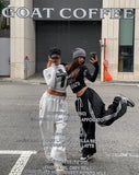 Nuzz Pintuck Belted Balloon Sweatpants
