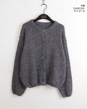 [Wool 20] Chabot Cozy Alpaca Round Knit Cardigan