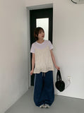 Trel Flower Lace Sleeveless Blouse