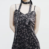 Minuin Velour Sleeveless One Piece