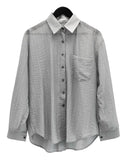 Backslit Striped Overfit Shirt