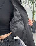 Eddie Cropped Suede Jacket
