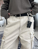 Hetin Utility Pocket Cargo Pants