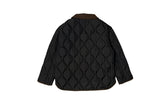 Raf Color Matching Collar quilting Padded Jumper