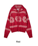 Liden Cowichan Knit Hooded Zip-Up