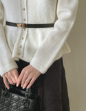 Radiant Banding Quilted Padding Long Skirt