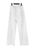 Eyelet Strap Cotton Pants