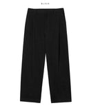 Ment One Tuck Cotton Wide Pants