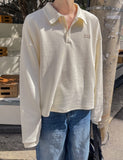 Blank Crop Collar Tee