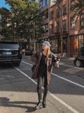 Mute Half Leather Jacket