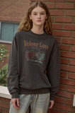 Velour Love Pigment Sweatshirt