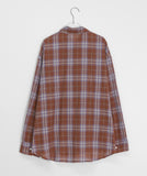 [unisex] Hanro Check Over Long Sleeve Shirt