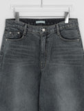 Omtri Washing Denim Wide Pants