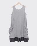 Lipf Pocket Sleeveless One Piece