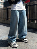 Roy Cat Washed Balloon Denim
