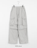 [unisex] Arune String Banding Parachute Wide Cargo Pants