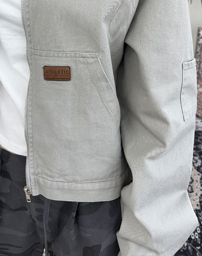 【SATIIIZ】Dusk Crop Work Jacket SATIIIZ (サティーズ) - ダスククロップワークジャケット / Dusk