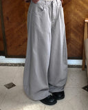 Jenna Star Cubic Pocket Balloon Fit Cotton Long Pants