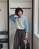 Edition pin tuck overfit shirt
