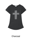 Unt Metallic Cross Slim T-shirt