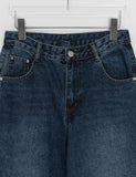 Caled Washing Denim Bermuda Pants