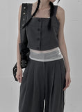 May shirring sleeveless