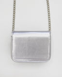 Twoyu Mini Square Leather Chain Crossbody Bag