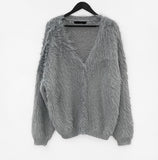 Louis Brush Fur Cardigan