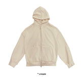 RIVET OVER HOOD ZIP-UP