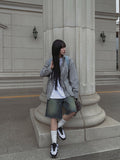 Nook's Rivet Square Denim Shorts
