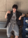 Flow Pigment Washing Short Sleeve Shirt