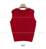 Musket Cable V-neck Knit Vest