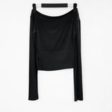 Simon Slit One Shoulder Tee