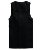 Tannley cot ribbed sleeveless