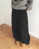 Turnon Cotton Color Wide Banding Pants