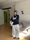 [BAONHAUS] Celts Cat Over Knit - S/S ver.