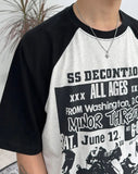 Decontrol Color Matching Raglan T-shirt