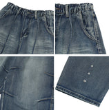 Bedden washed dart denim pants